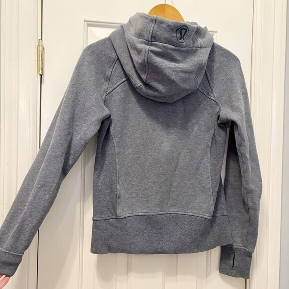 Lululemon Scuba Hoodie Sweatshirt Light Cotton Fleece Blue Size 6 $118.00 - Picture 6 of 8